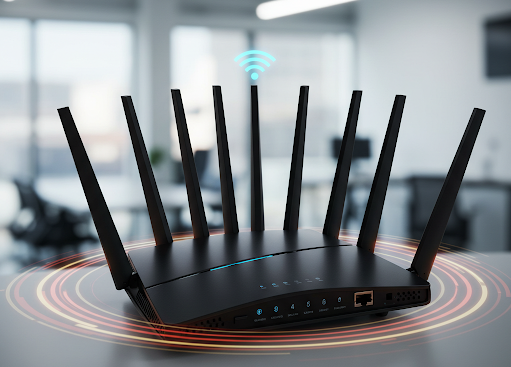 Velocidad máxima de router